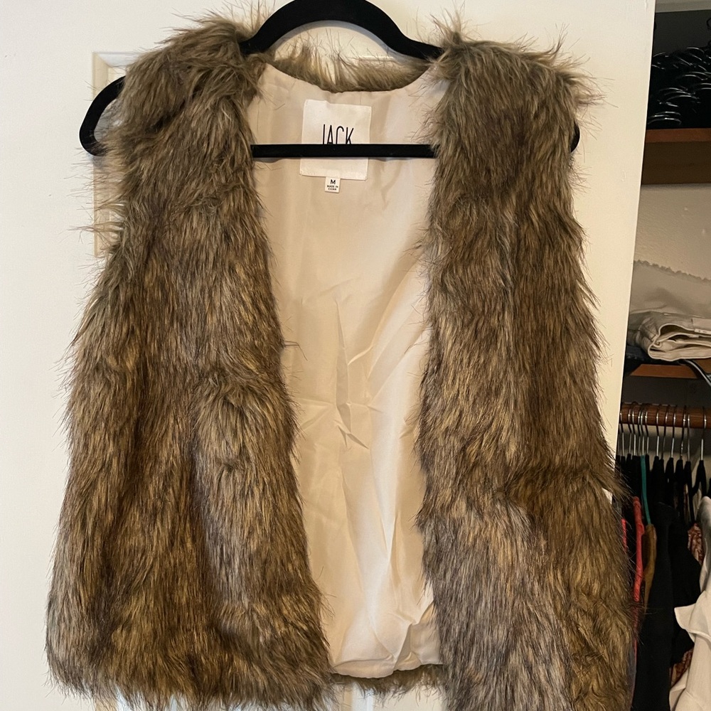 JACK by BB Dakota Boutique Fur Vest